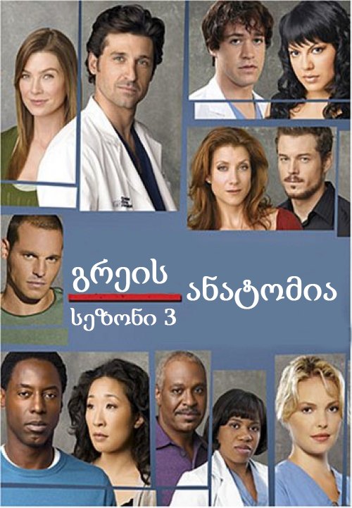 გრეის ანატომია სეზონი 3 / Grey's Anatomy Season 3 ქართულად