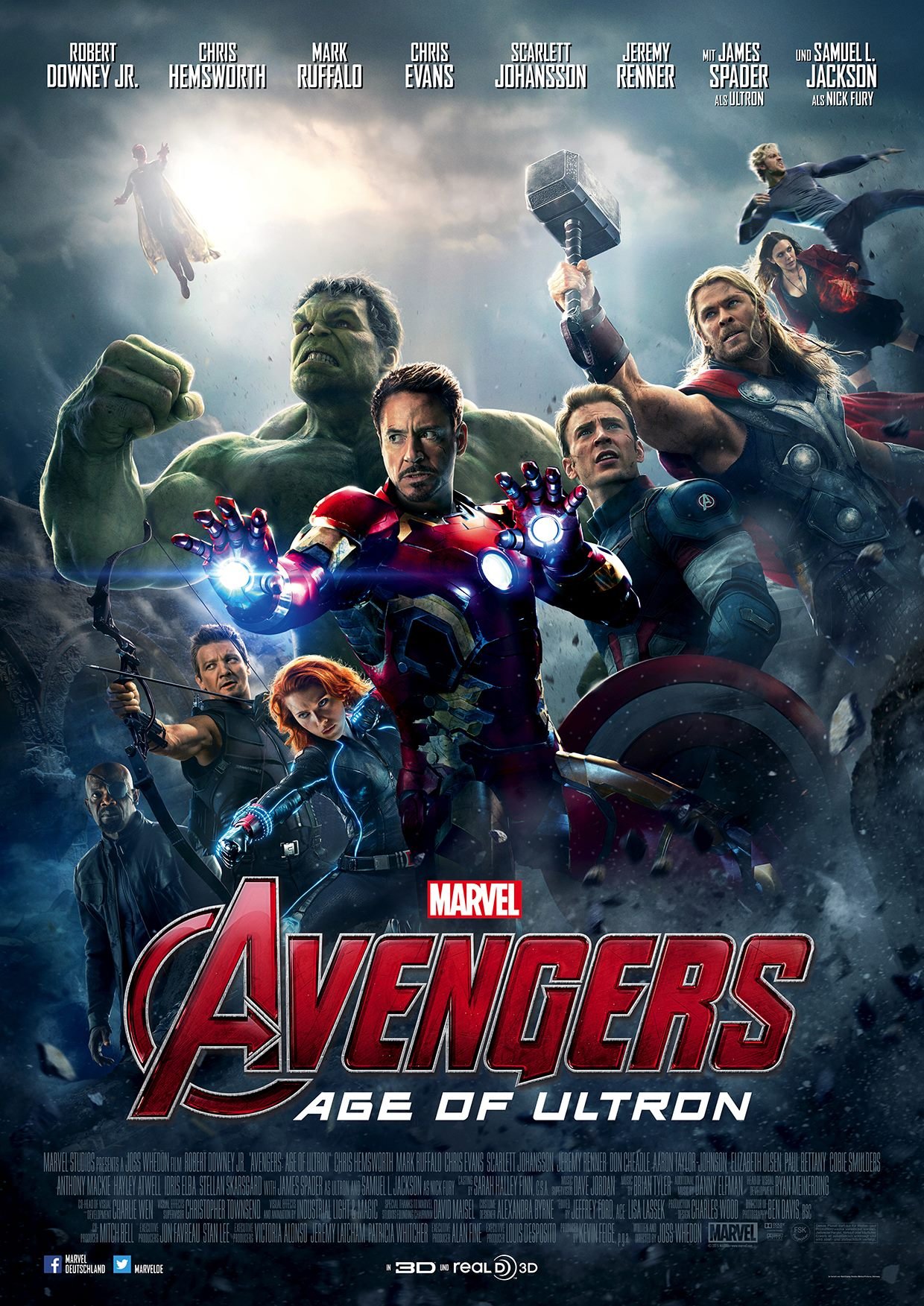 შურისმაძიებელნი: ალტრონის ერა / Avengers: Age of Ultron (Shurismadziebelni: Altronis Era Qartulad) ქართულად